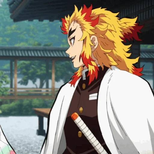 Набор стикеров Кёджуро Ренгоку №16 для WhatsApp 18