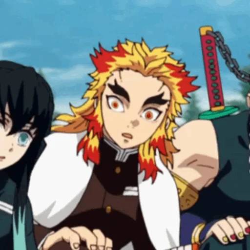 Набор стикеров Кёджуро Ренгоку №16 для WhatsApp 2