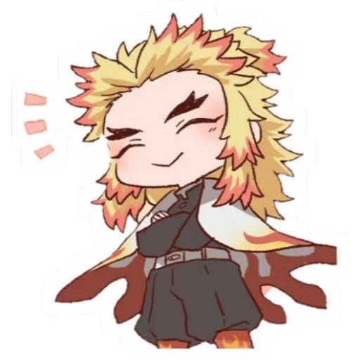 Набор стикеров Кёджуро Ренгоку №18 для WhatsApp 15