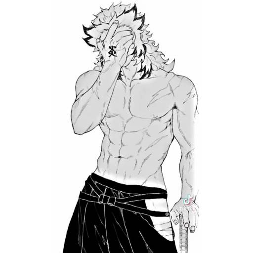 Набор стикеров Кёджуро Ренгоку №6 для WhatsApp 22