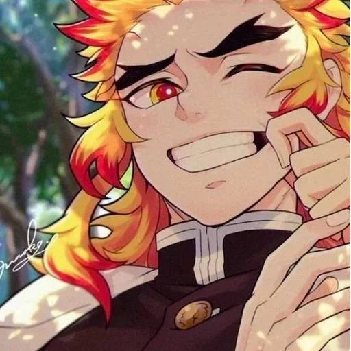 Набор стикеров Кёджуро Ренгоку №6 для WhatsApp 26