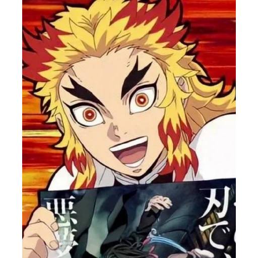 Набор стикеров Кёджуро Ренгоку №6 для WhatsApp 28