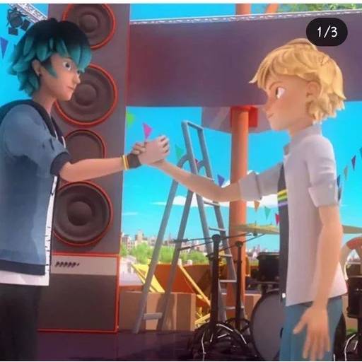 Набор стикеров Леди Баг и Супер-кот №34 для WhatsApp 7