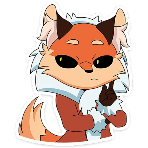 Набор стикеров Лиса Алиса Tiny Bunny для WhatsApp 7