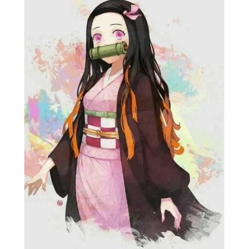 Набор стикеров Незуко Камадо №1 для WhatsApp 26