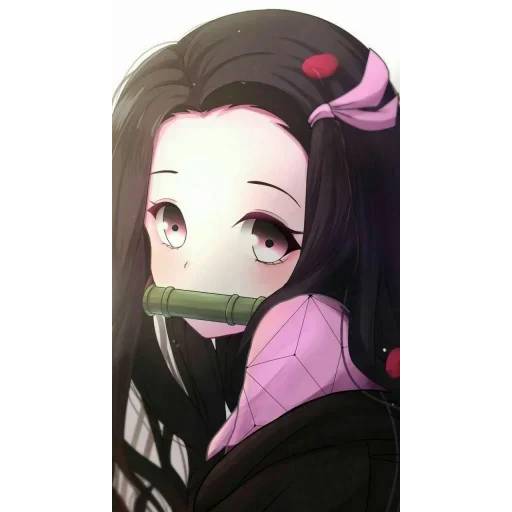 Набор стикеров Незуко Камадо №1 для WhatsApp 3