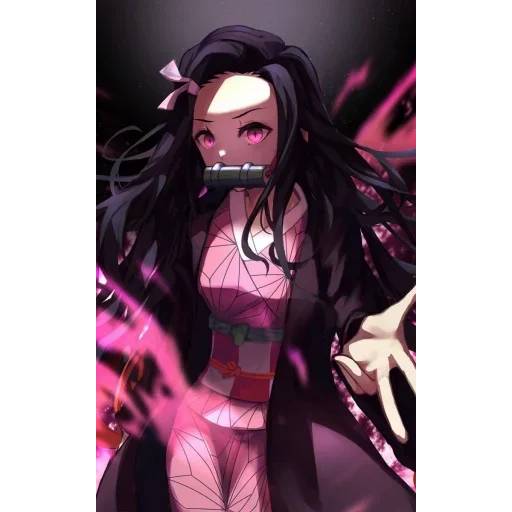 Набор стикеров Незуко Камадо №1 для WhatsApp 30