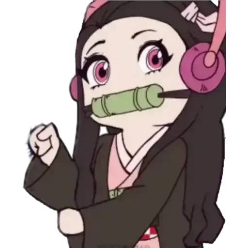 Набор стикеров Незуко Камадо №12 для WhatsApp 15