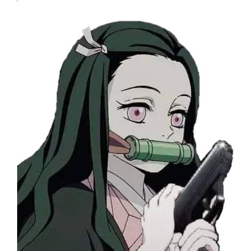 Набор стикеров Незуко Камадо №12 для WhatsApp 22