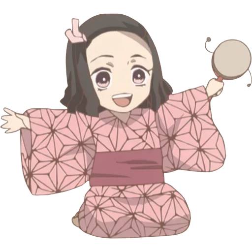 Набор стикеров Незуко Камадо №12 для WhatsApp 25