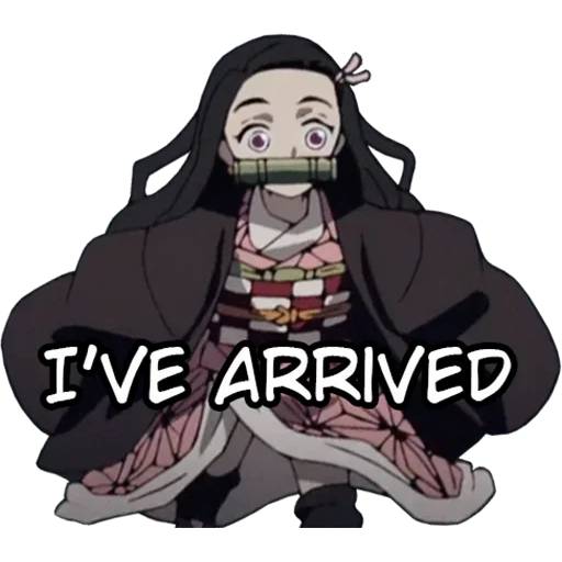 Набор стикеров Незуко Камадо №12 для WhatsApp 26