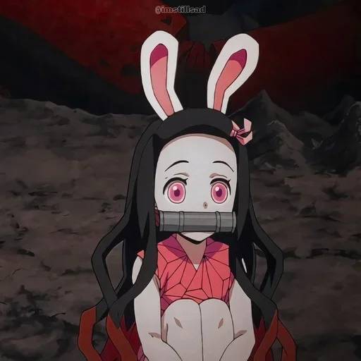 Набор стикеров Незуко Камадо №14 для WhatsApp 13