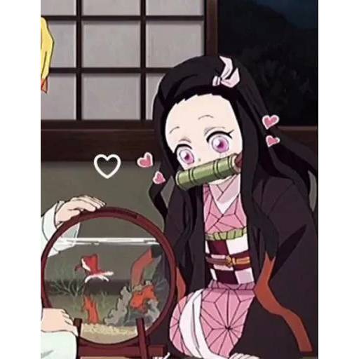 Набор стикеров Незуко Камадо №14 для WhatsApp 21