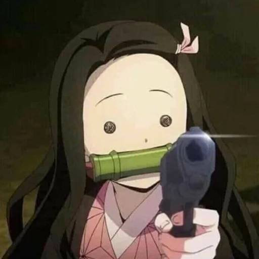 Набор стикеров Незуко Камадо №18 для WhatsApp 15