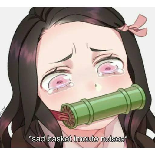 Набор стикеров Незуко Камадо №18 для WhatsApp 16