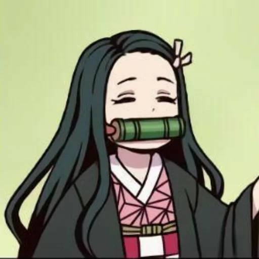 Набор стикеров Незуко Камадо №18 для WhatsApp 19