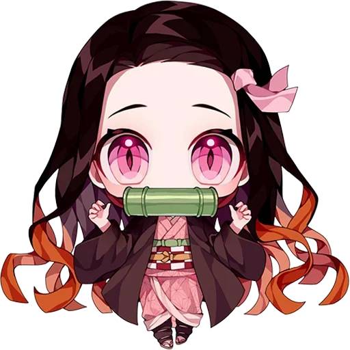 Набор стикеров Незуко Камадо №20 для WhatsApp 10