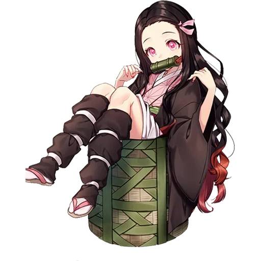 Набор стикеров Незуко Камадо №20 для WhatsApp 11