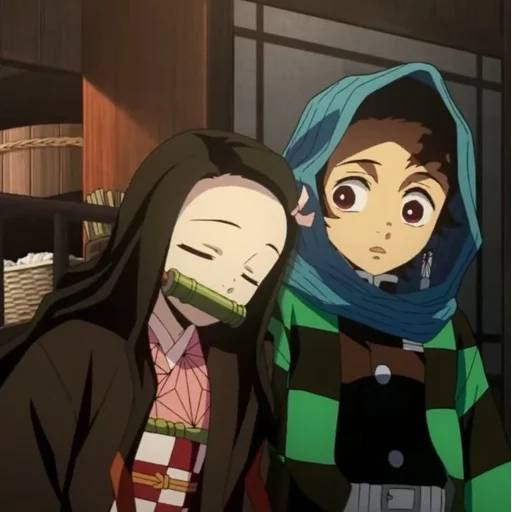 Набор стикеров Незуко Камадо №24 для WhatsApp 20