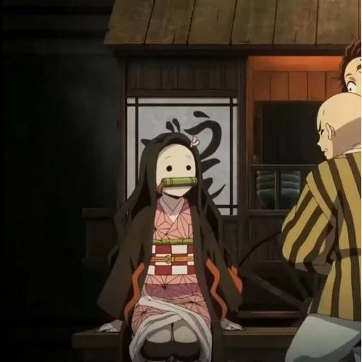 Набор стикеров Незуко Камадо №24 для WhatsApp 3