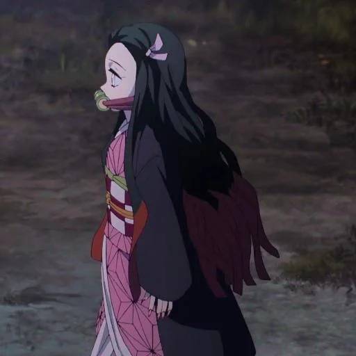 Набор стикеров Незуко Камадо №35 для WhatsApp 11