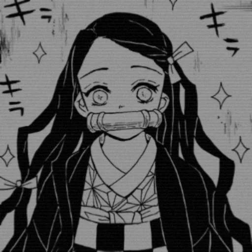 Набор стикеров Незуко Камадо №35 для WhatsApp 12