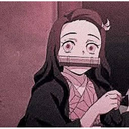 Набор стикеров Незуко Камадо №6 для WhatsApp 16