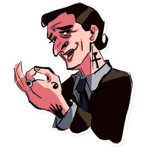 Набор стикеров Острые козырьки №5 для WhatsApp 16