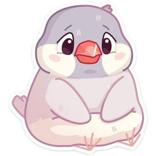 Набор стикеров Пухлик для WhatsApp 10