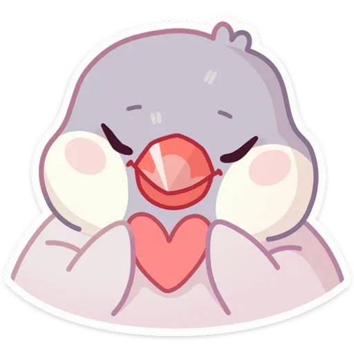 Набор стикеров Пухлик для WhatsApp 11