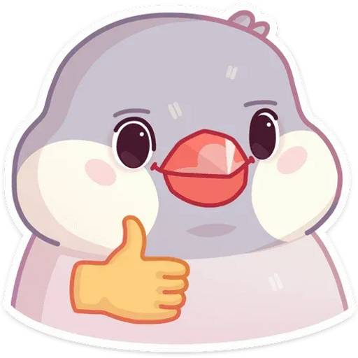 Набор стикеров Пухлик для WhatsApp 12