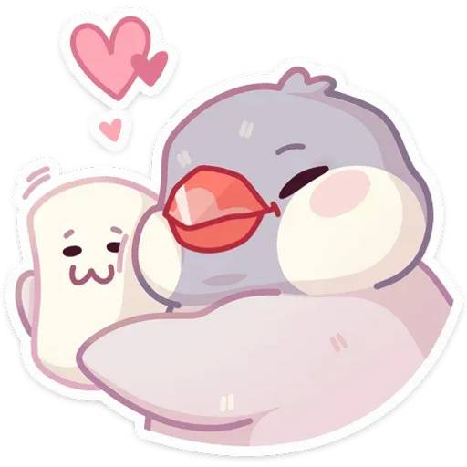 Набор стикеров Пухлик для WhatsApp 13