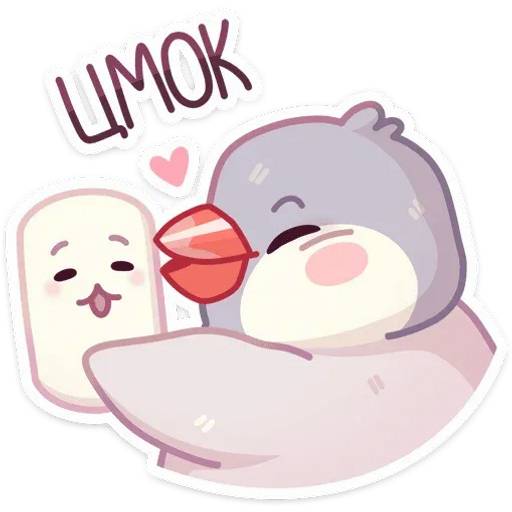 Набор стикеров Пухлик для WhatsApp 14