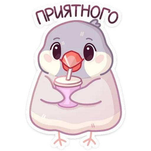 Набор стикеров Пухлик для WhatsApp 24