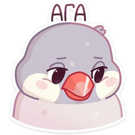 Набор стикеров Пухлик для WhatsApp 25