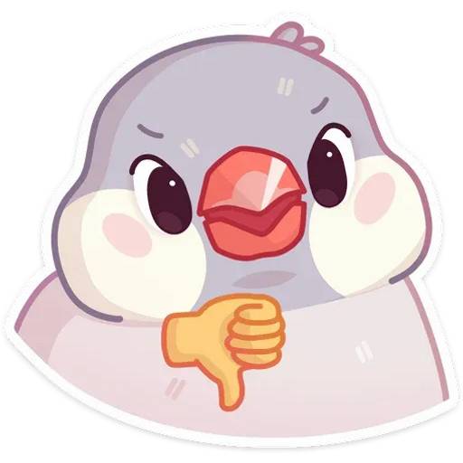 Набор стикеров Пухлик для WhatsApp 26