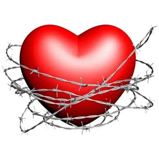 Набор стикеров Разбитые сердца для WhatsApp 15