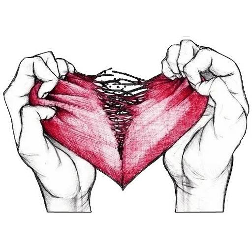 Набор стикеров Разбитые сердца для WhatsApp 25