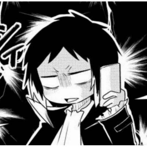 Набор стикеров Великий из Бродячих Псов №11 для WhatsApp 22