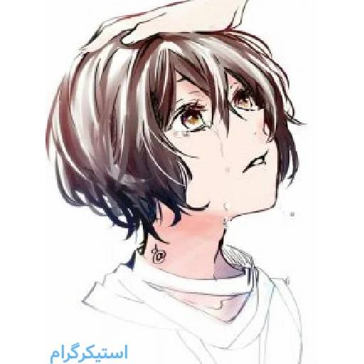 Набор стикеров Великий из Бродячих Псов №13 для WhatsApp 23