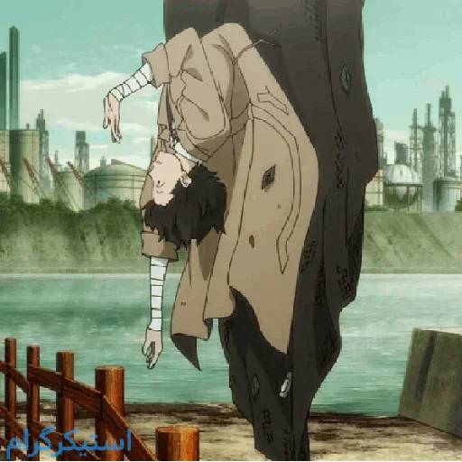 Набор стикеров Великий из Бродячих Псов №13 для WhatsApp 26