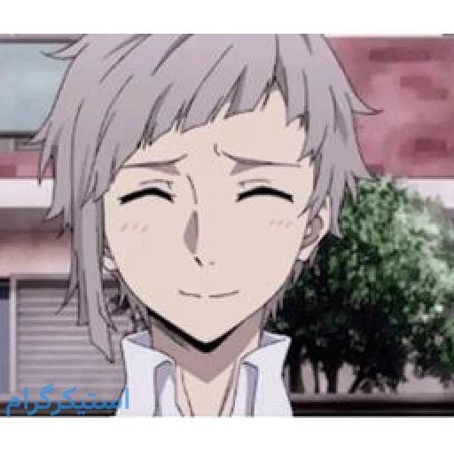 Набор стикеров Великий из Бродячих Псов №13 для WhatsApp 27