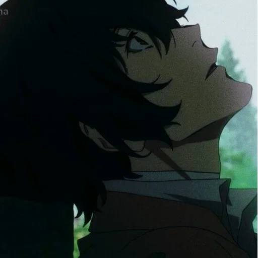 Набор стикеров Великий из Бродячих Псов №17 для WhatsApp 10