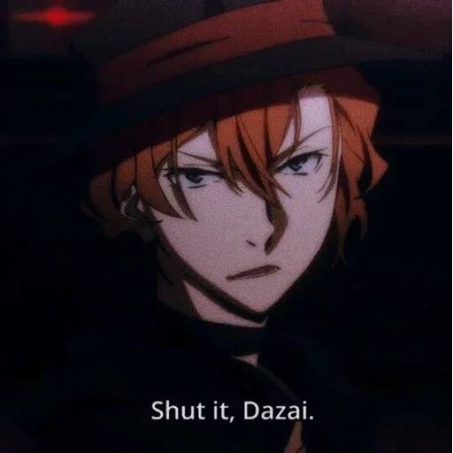 Набор стикеров Великий из Бродячих Псов №17 для WhatsApp 15