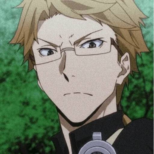 Набор стикеров Великий из Бродячих Псов №17 для WhatsApp 17