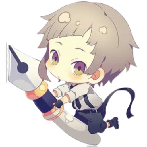 Набор стикеров Великий из Бродячих Псов №2 для WhatsApp 20