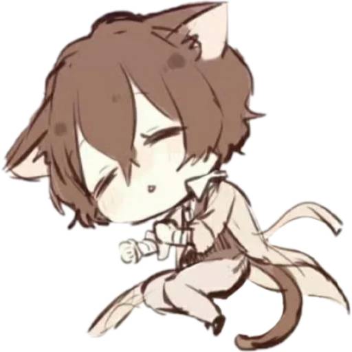 Набор стикеров Великий из Бродячих Псов №2 для WhatsApp 3