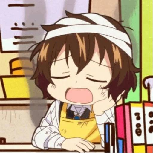 Набор стикеров Великий из Бродячих Псов №24 для WhatsApp 5