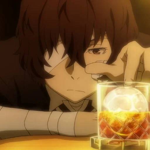 Набор стикеров Великий из Бродячих Псов №3 для WhatsApp 3