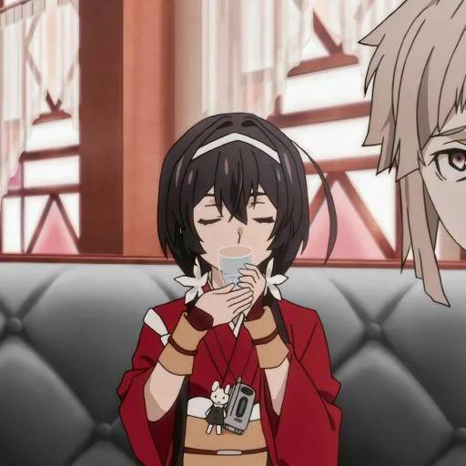 Набор стикеров Великий из Бродячих Псов №30 для WhatsApp 25